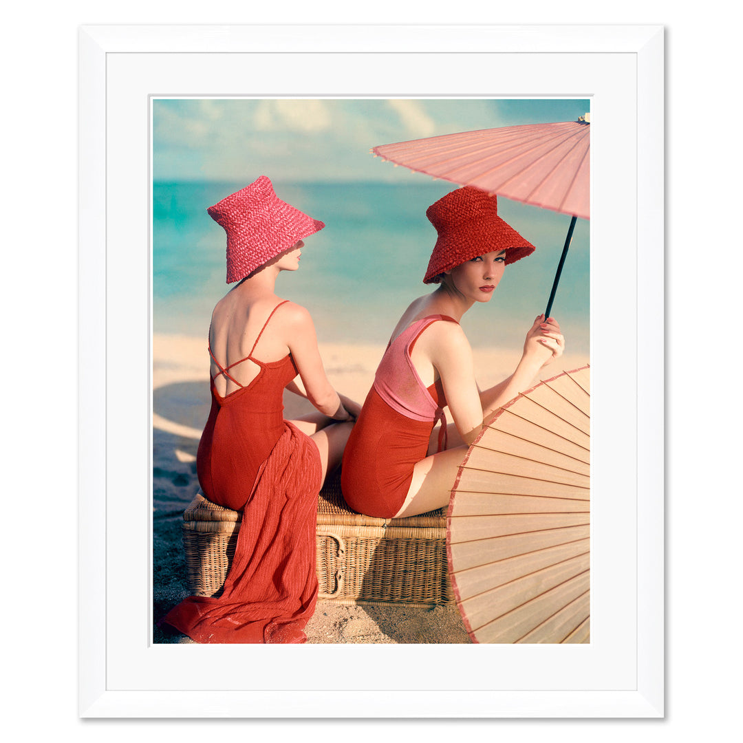 Vogue Magazine, "Models at Beach," Louise Dahl-Wolfe, January 15, 1959 by Soicher Marin