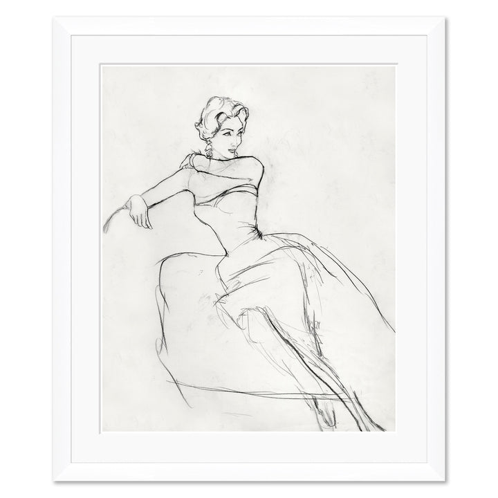 Vogue Magazine, "Seated Woman," Carl Erickson, April 15, 1957 by Soicher Marin