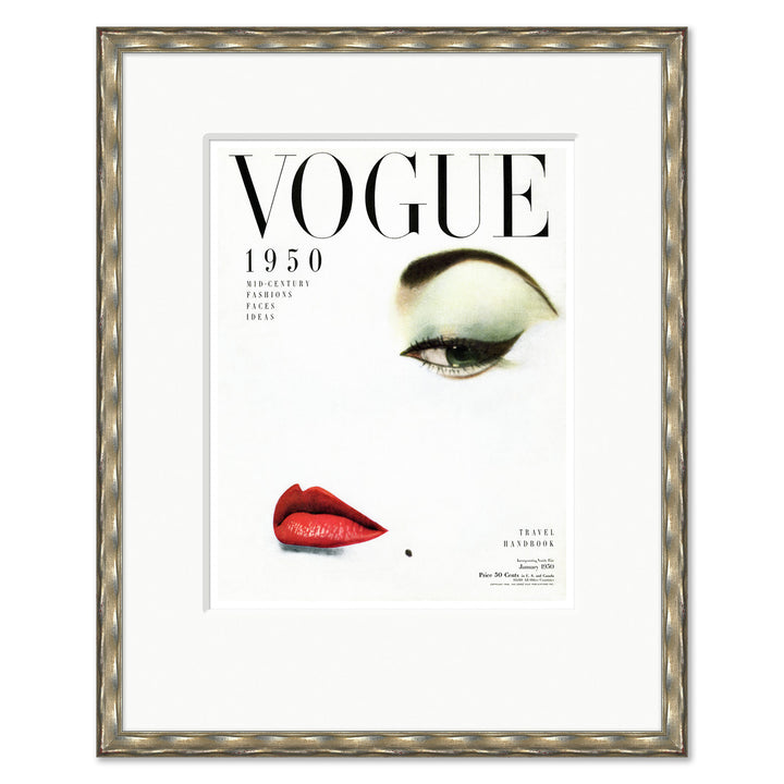 CN-25-0431A Vogue Cover, "Travel Handbook feat. Jean Patchett," Erwin Blumenfeld, January 1, 1950 by Soicher Marin
