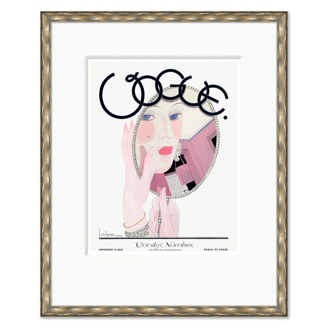 CN-25-0431B Vogue Cover, "Vanity Number," Georges Lepape, November 15, 1927 by Soicher Marin