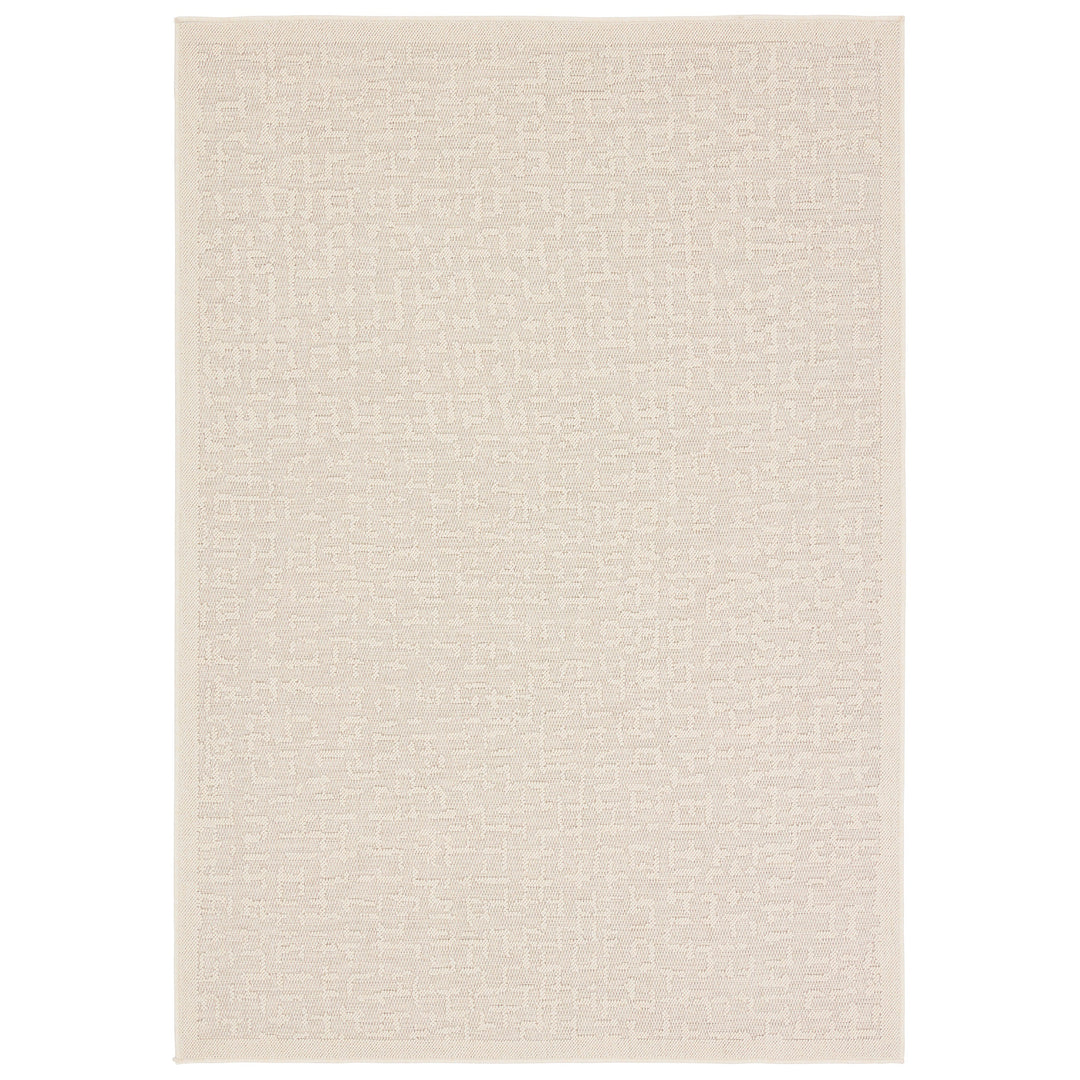 Vibe by Jaipur Living Axiom Indoor/Outdoor Abstract Cream Area Rug (4'X6')