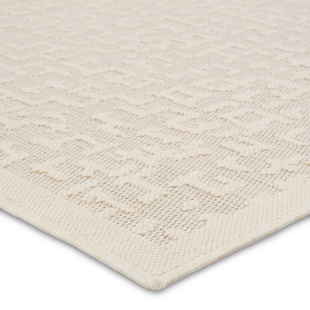 Vibe by Jaipur Living Axiom Indoor/Outdoor Abstract Cream Area Rug (4'X6')