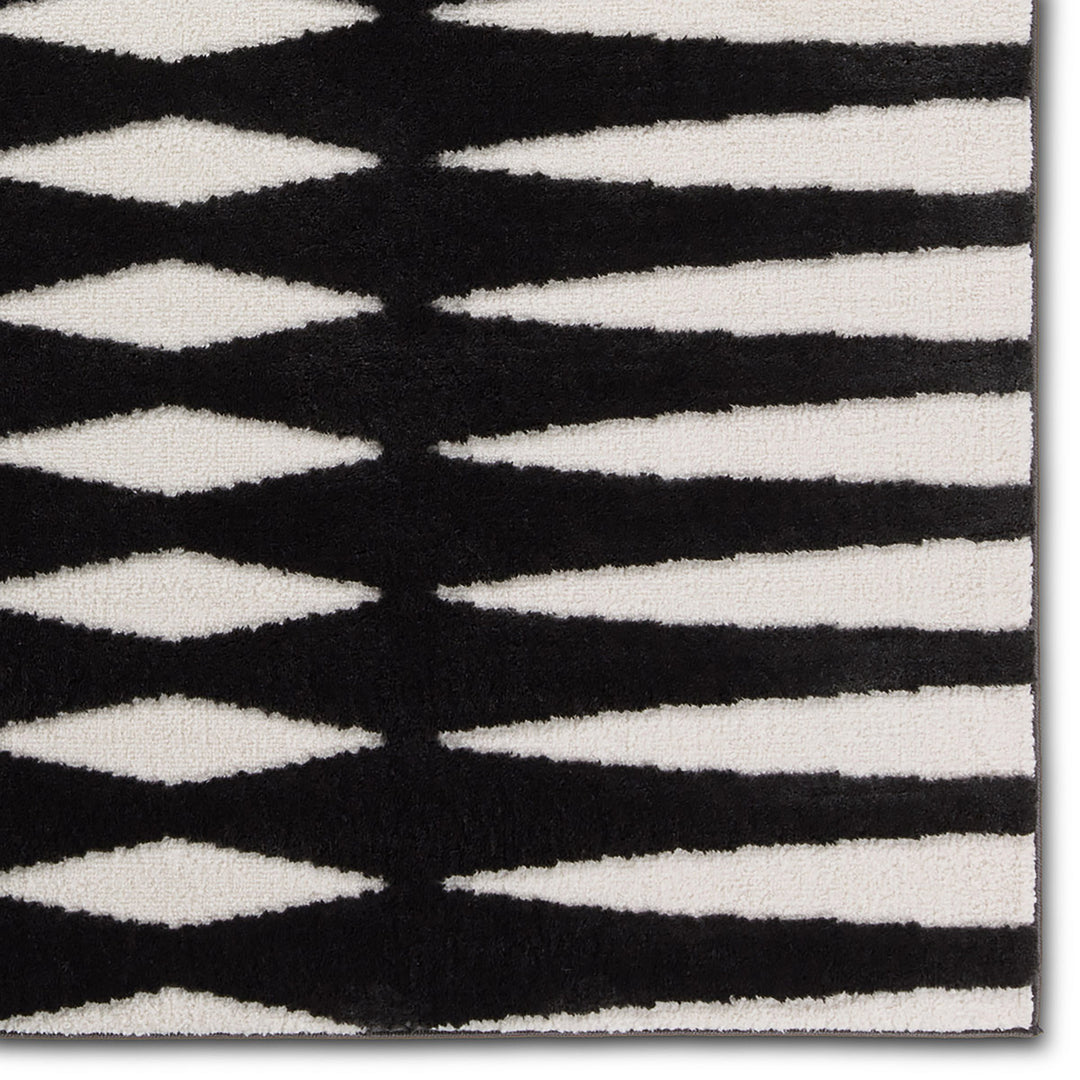 Jaipur Living Apyre Geometric Black/White Runner Rug (2'5"X10' Runner)