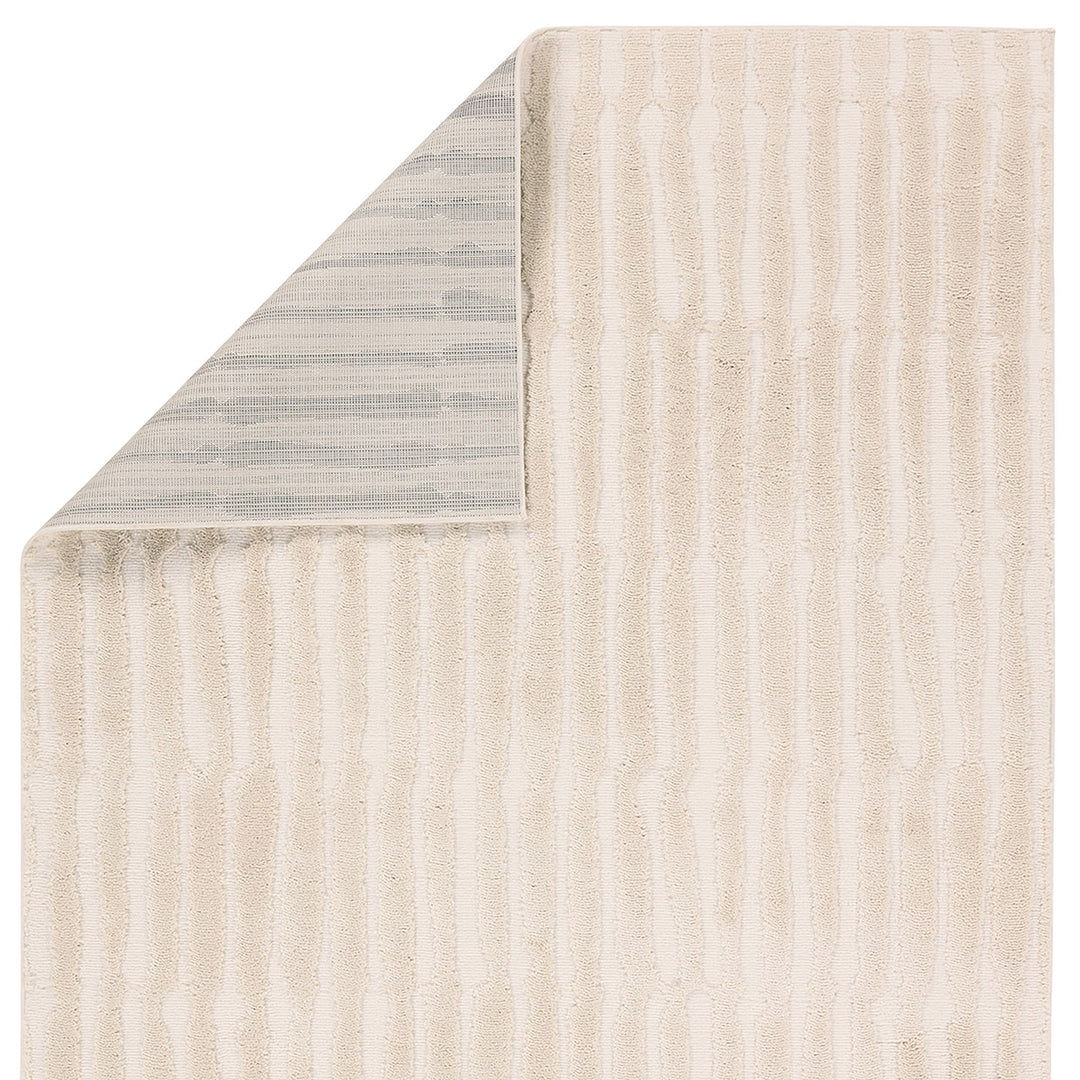 Jaipur Living Terza Striped White/ Area Rug (6'3"X9'6" Rectangle)