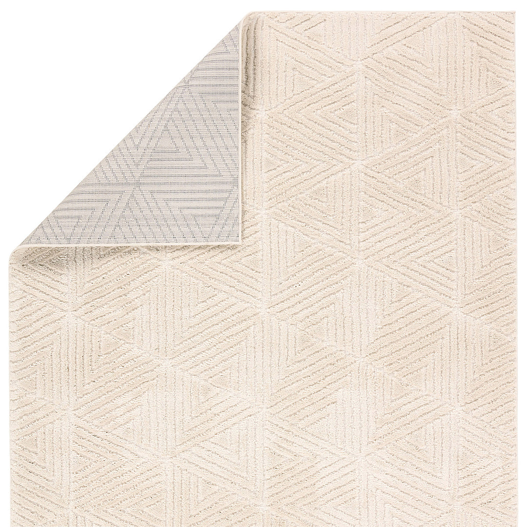 Jaipur Living Ziazan Geometric White/ Area Rug (8'10"X12' Rectangle)