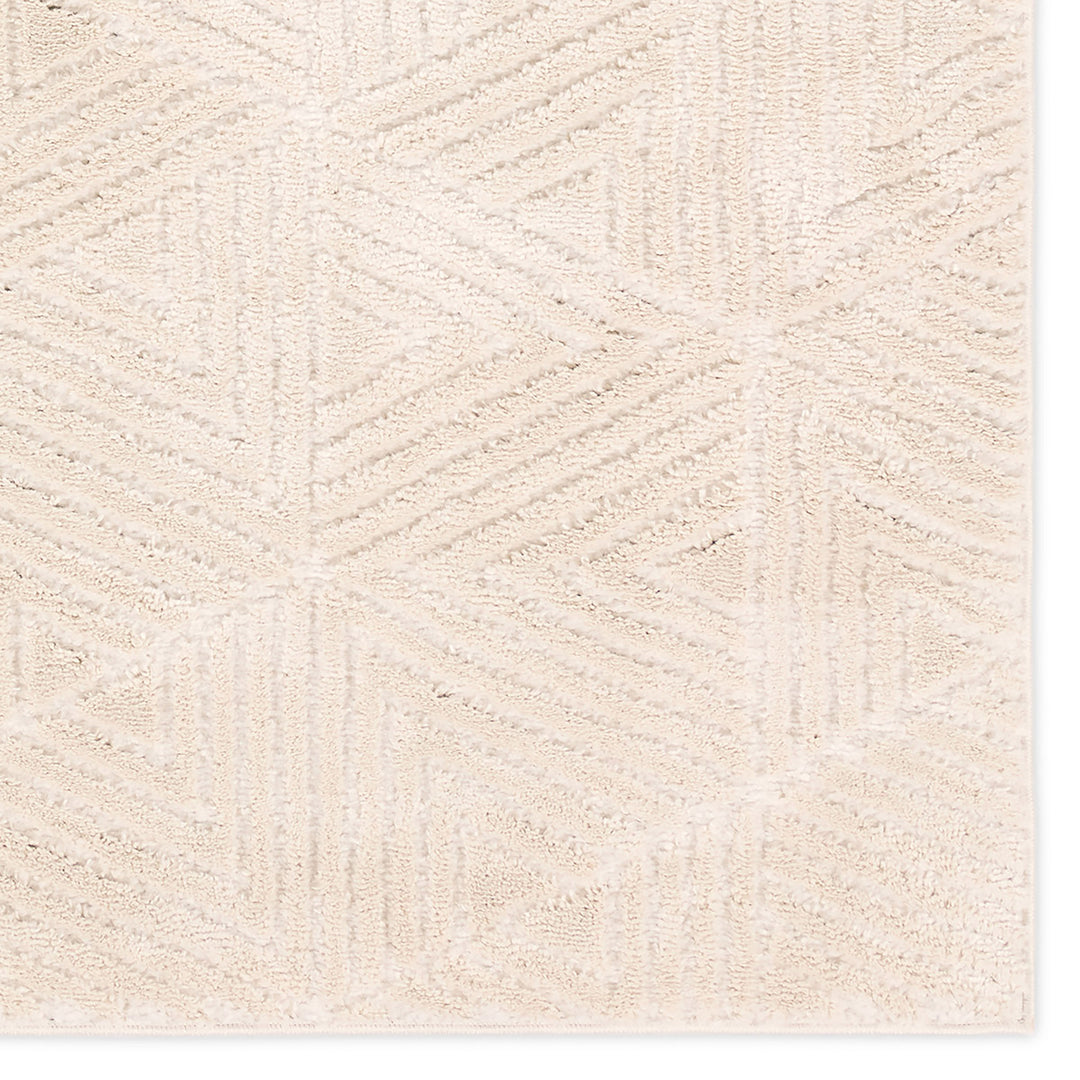 Jaipur Living Ziazan Geometric White/ Area Rug (8'10"X12' Rectangle)