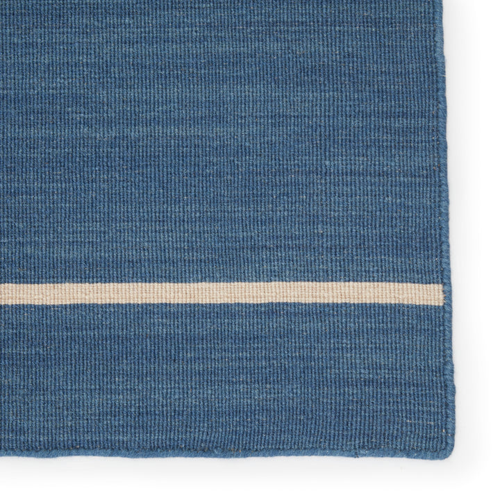 Jaipur Living Cape Cod Handmade Striped Blue/ Cream Area Rug (8'10"X11'9")