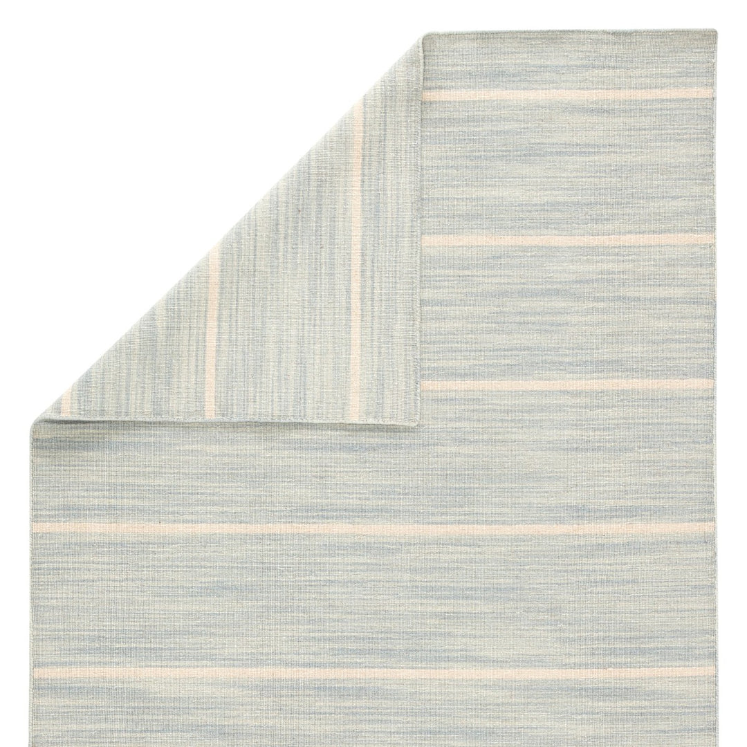 Jaipur Living Cape Cod Handmade Striped Blue/ Beige Area Rug (4'X6')