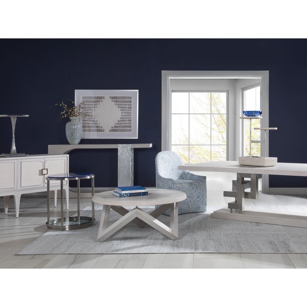 Coffee Tables Isoceles Round Cocktail Table - Creamy White