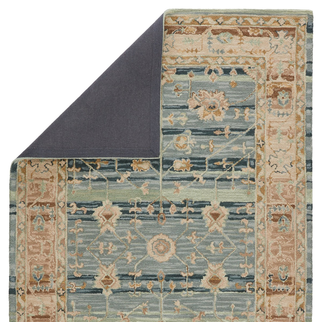 Vibe by Jaipur Living Jensine Handmade Oriental Blue/ Beige Area Rug (9'X12')