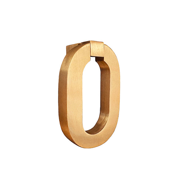 Hardware Oval Ring Hardware In Satin Brass