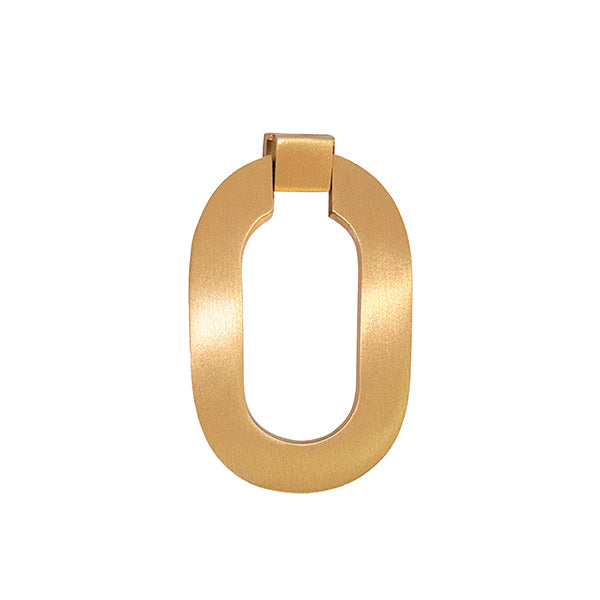 Hardware Oval Ring Hardware In Satin Brass
