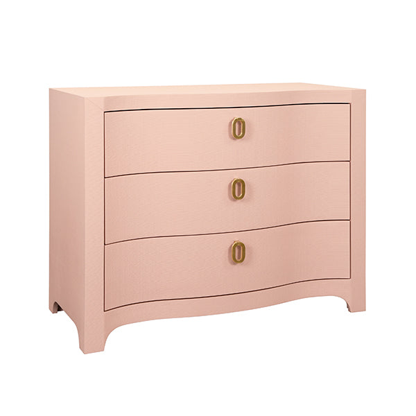 Cora Curved Front Chest With Three Drawers