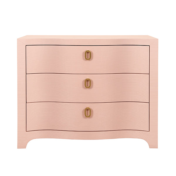 Cora Curved Front Chest With Three Drawers