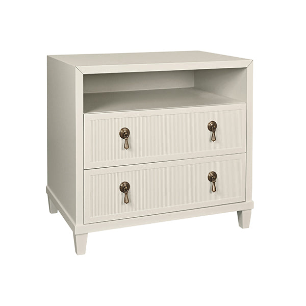 Corine Two Drawer Bedside Table