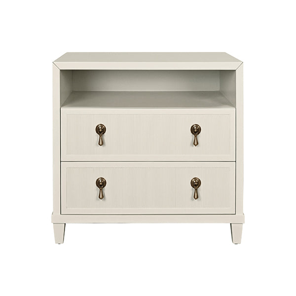 Corine Two Drawer Bedside Table
