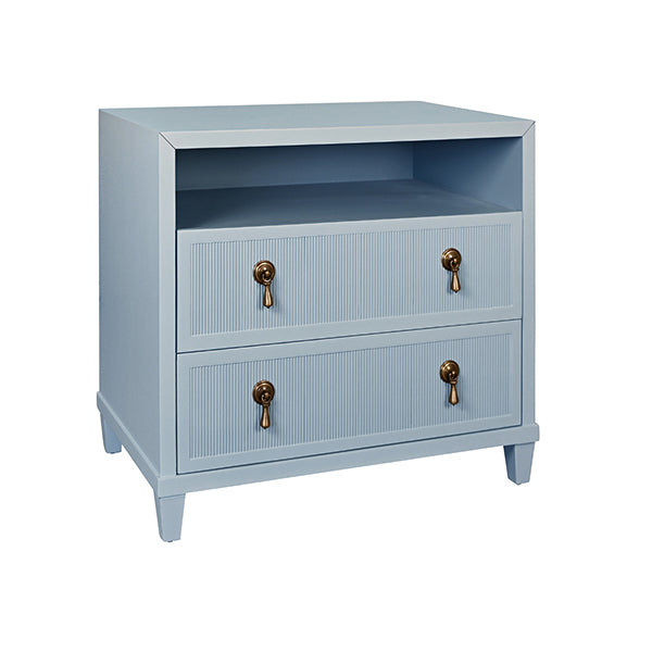 Corine Two Drawer Bedside Table