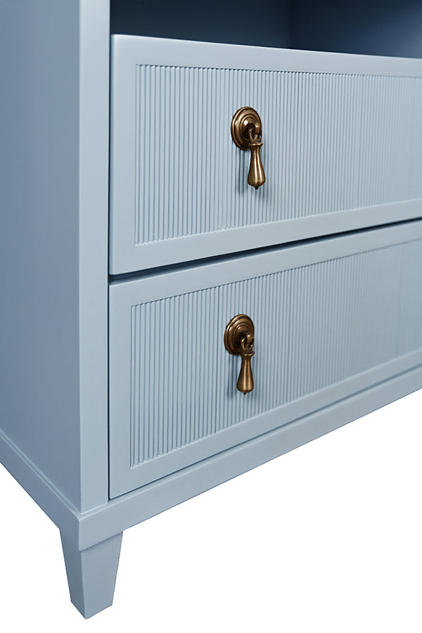 Corine Two Drawer Bedside Table
