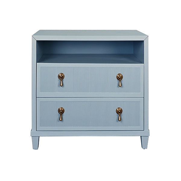 Corine Two Drawer Bedside Table