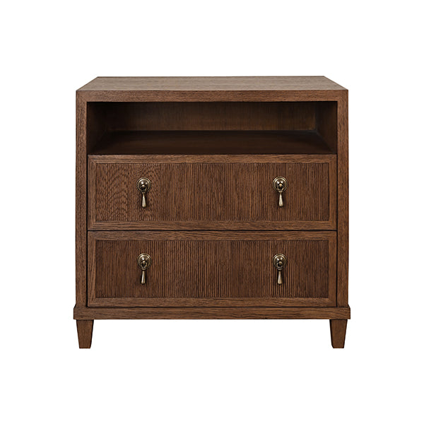 Corine Two Drawer Bedside Table