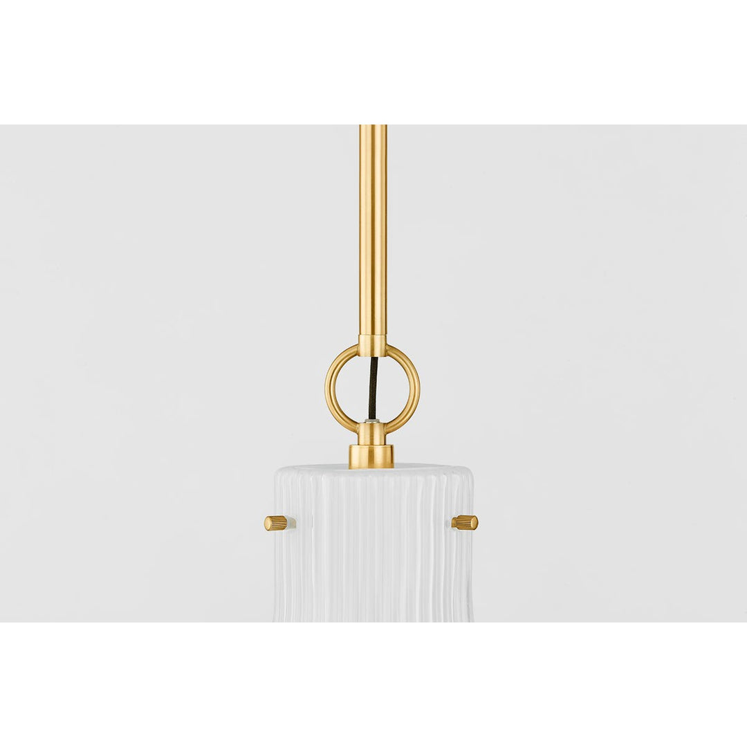 Corinthia Pendant-Mitzi-HVL-H881701L-AGB-PendantsAged Brass-2-France and Son