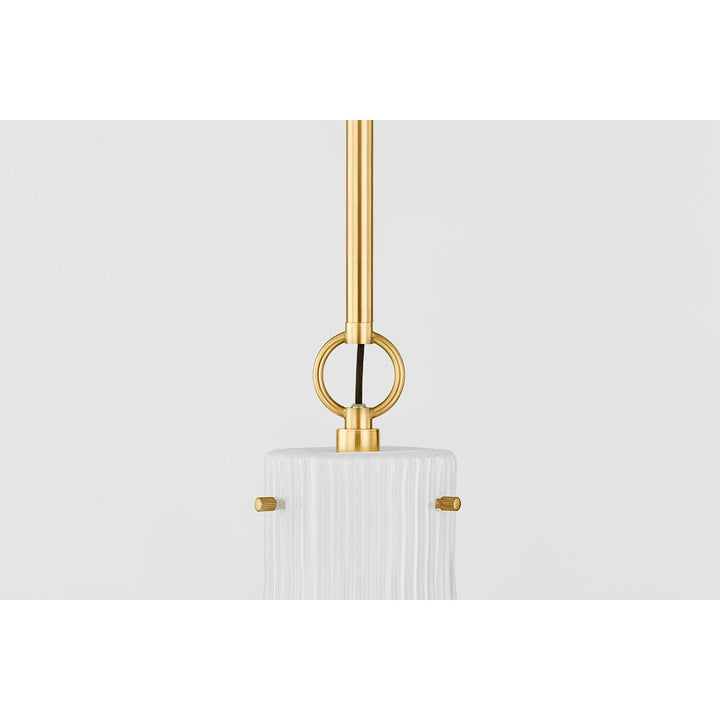 Corinthia Pendant-Mitzi-HVL-H881701L-AGB-PendantsAged Brass-2-France and Son