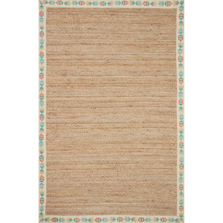 Rifle Paper Co. x Loloi Costa Natural / Cream 5'-0" x 7'-6" Area Rug