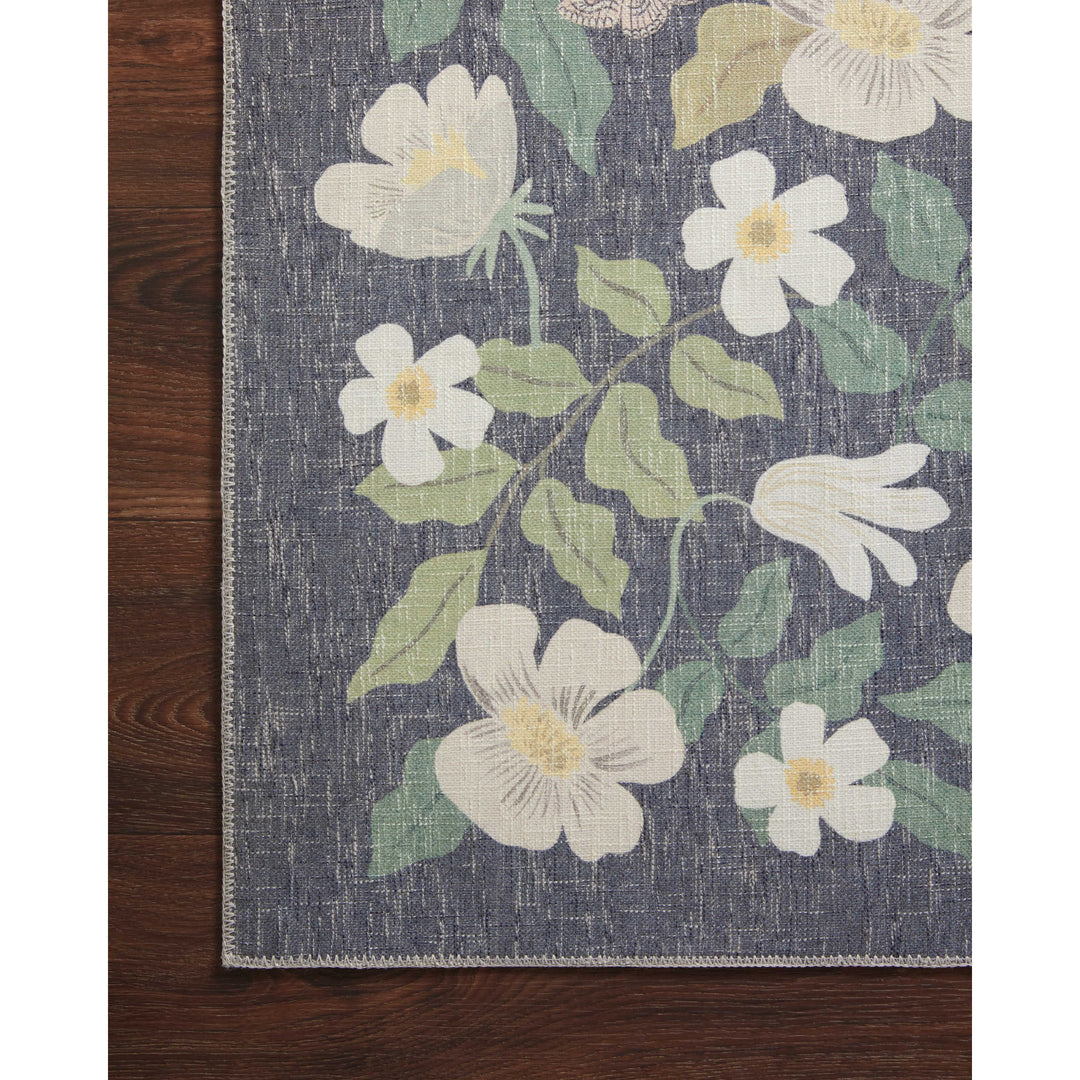 Rifle Paper Co. x Loloi Cotswolds Charcoal 2'-0" x 5'-0" Accent Rug