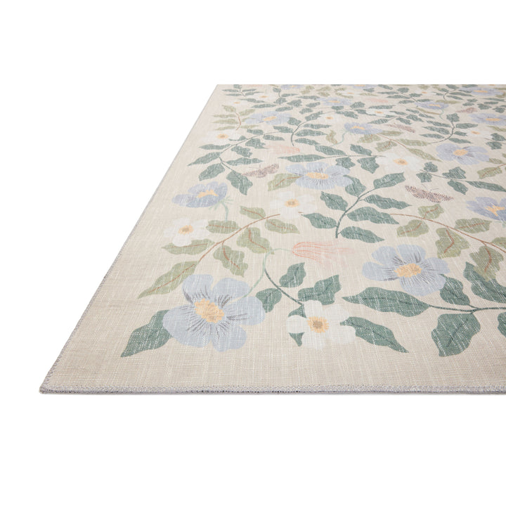 Rifle Paper Co. x Loloi Cotswolds Sand 2'-0" x 5'-0" Accent Rug