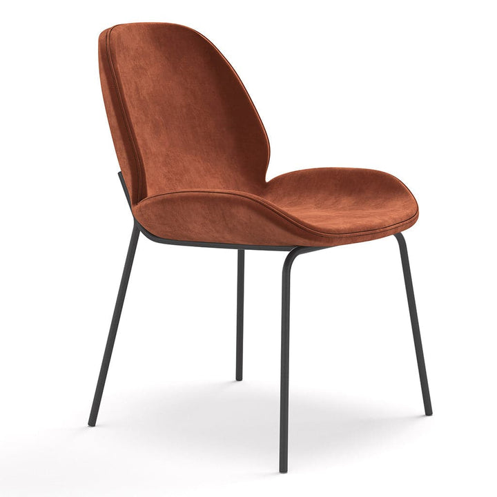 Dauphine Side Chair (set of 2)-Urbia-URBIA-CPR-DAU-SC-FJ147-2CT-Dining ChairsBurnt Orange-6-France and Son