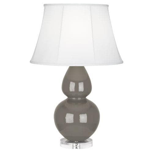 Butter Double Gourd Table Lamp-Eastern Accents-ABBEY-CR23-Table LampsAsh-13-France and Son