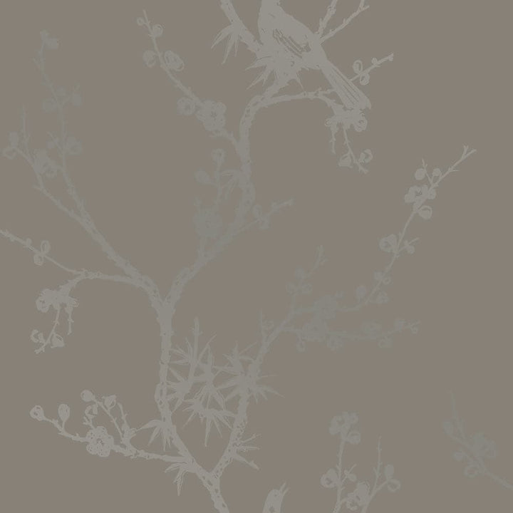 Bird Watching Peel And Stick Wallpaper-Tempaper & Co.-Tempaper-CR4123-Wall PaperDove Grey-11-France and Son