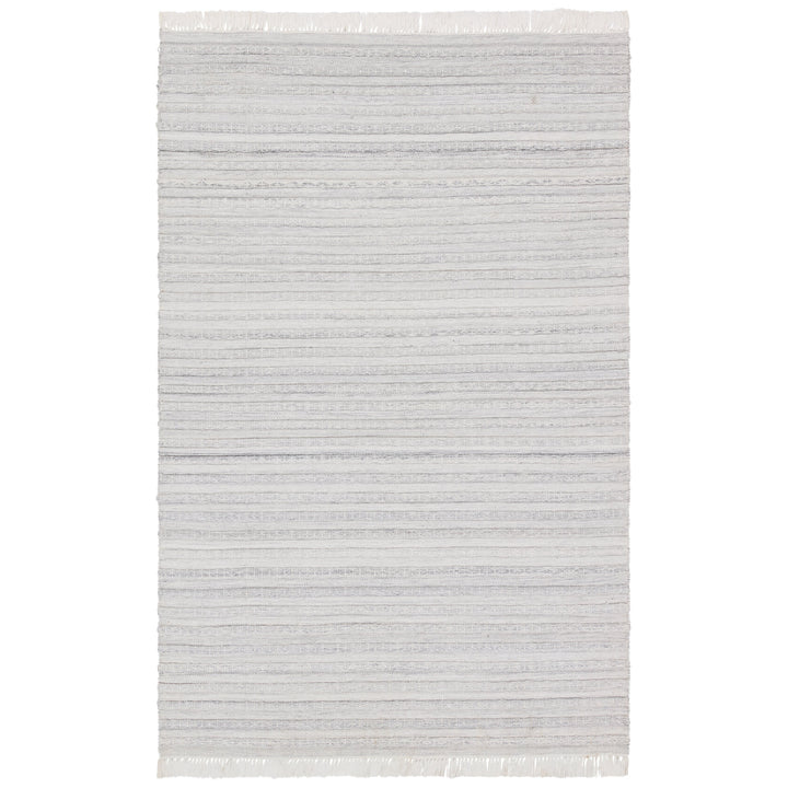 Jaipur Living Torre Indoor/ Outdoor Solid Light Gray/ Cream Area Rug (5'X8')