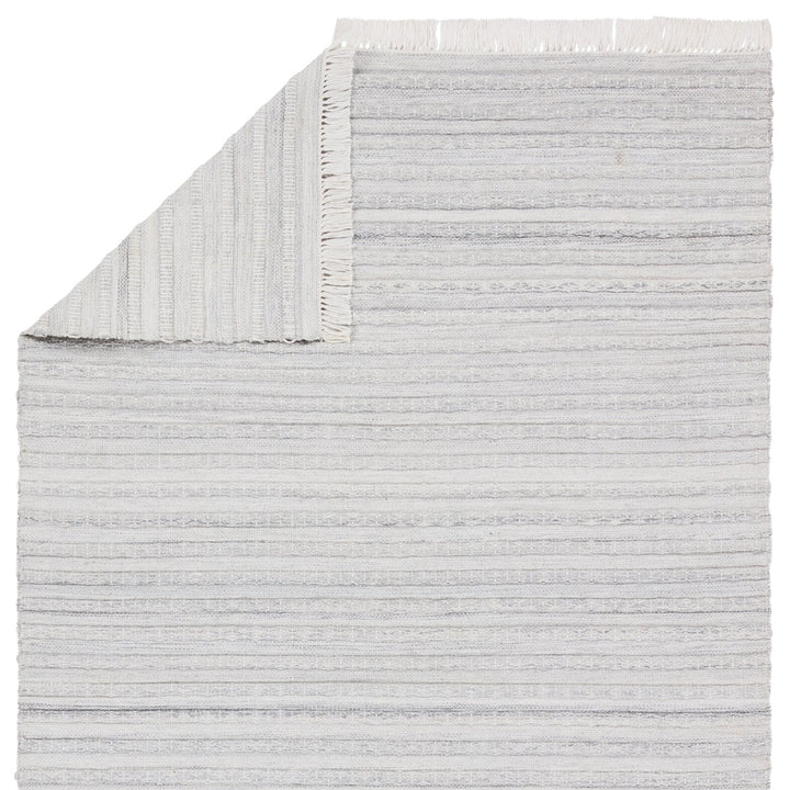 Jaipur Living Torre Indoor/ Outdoor Solid Light Gray/ Cream Area Rug (6'X9')