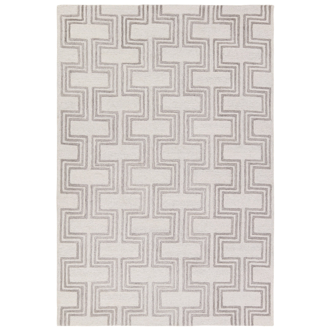 Jaipur Living Melchor Handmade Geometric Gray Area Rug (5'X8')