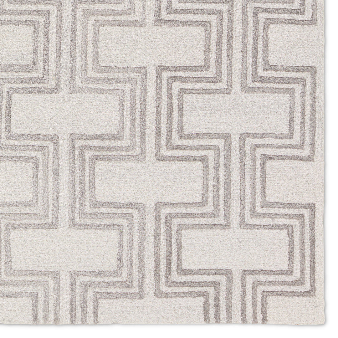 Jaipur Living Melchor Handmade Geometric Gray Area Rug (5'X8')