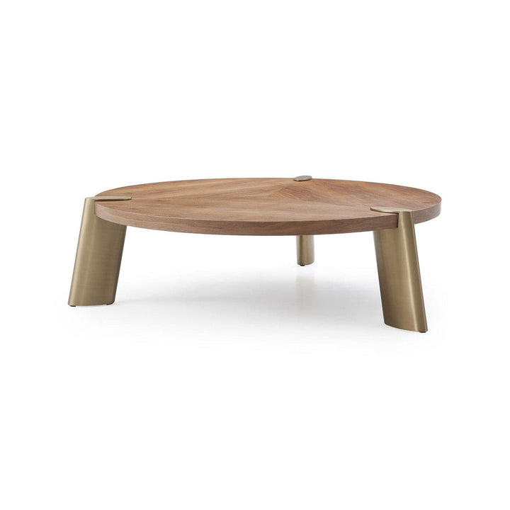 Mimeo Coffee Table-Whiteline Modern Living-WHITELINE-CT1657L-WLT-Coffee TablesWalnut-5-France and Son