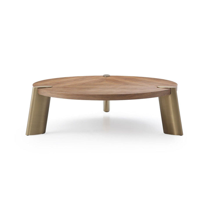 Mimeo Coffee Table-Whiteline Modern Living-WHITELINE-CT1657L-WLT-Coffee TablesWalnut-4-France and Son