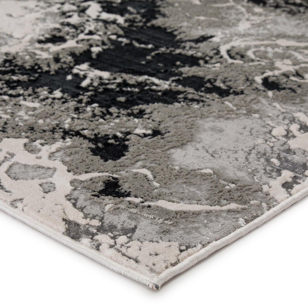 Jaipur Living Fen Abstract Black/ Gray Area Rug (7'10"X10'6")