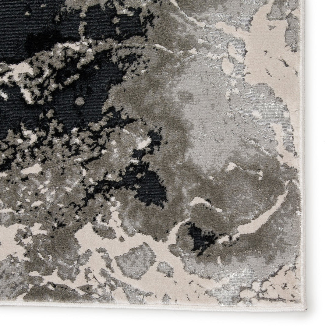 Jaipur Living Fen Abstract Black/ Gray Area Rug (5'X7'6")