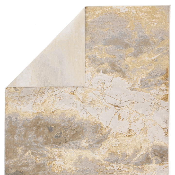 Jaipur Living Cisco Abstract Gray/ Gold Area Rug (5'X7'6")