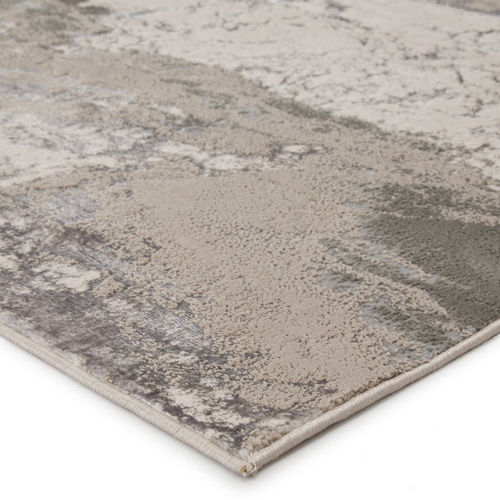 Jaipur Living Cisco Abstract Gray Area Rug (6'7"X9'6")