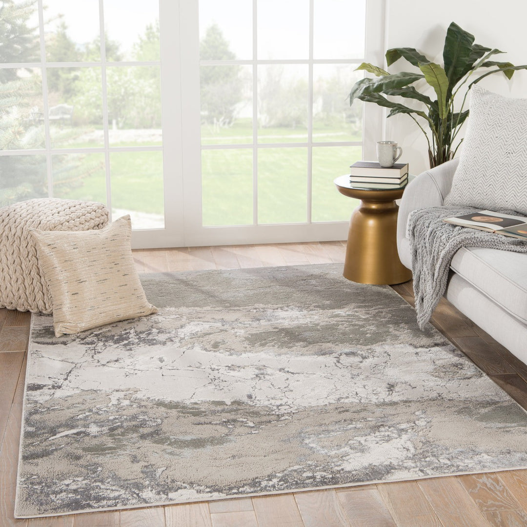 Jaipur Living Cisco Abstract Gray Area Rug (9'6"X13')