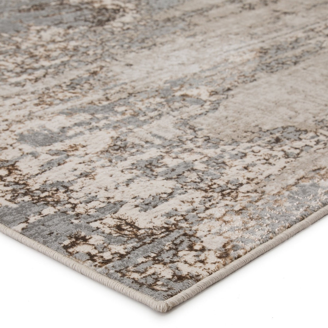 Jaipur Living Calibra Abstract Gray/ Taupe Runner Rug (2'2"X8')