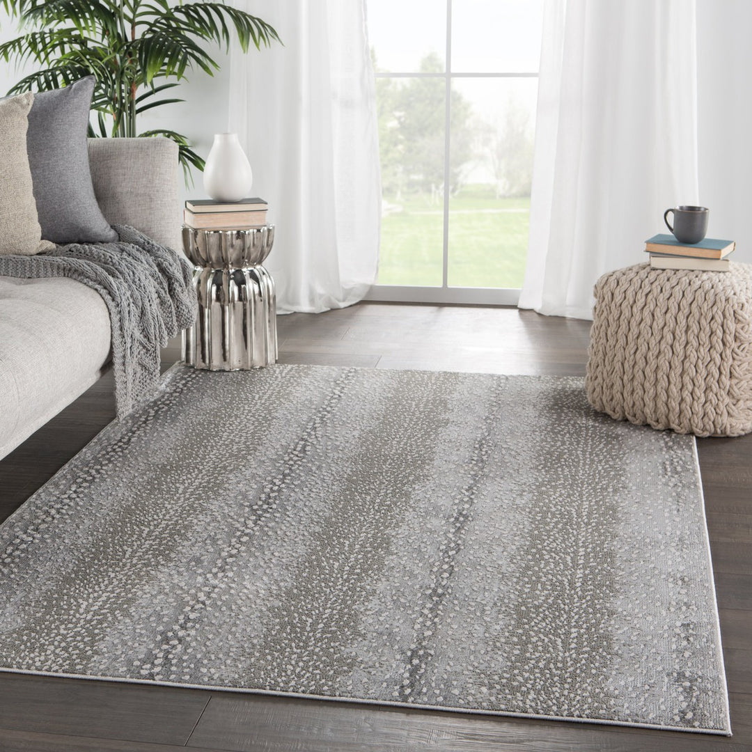 Jaipur Living Axis Animal Pattern Taupe/ Natural Area Rug (7'10"X10'6")