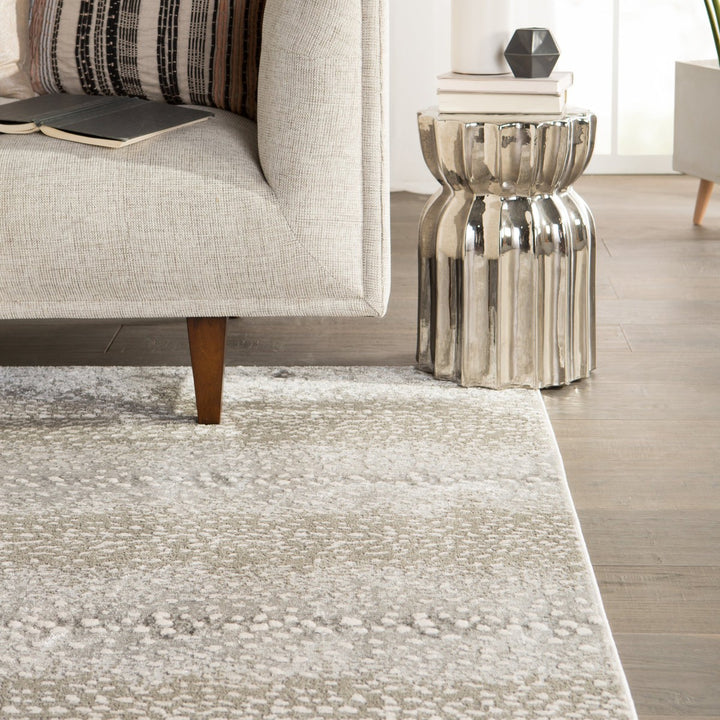 Jaipur Living Axis Animal Pattern Taupe/ Natural Runner Rug (3'3"X12')