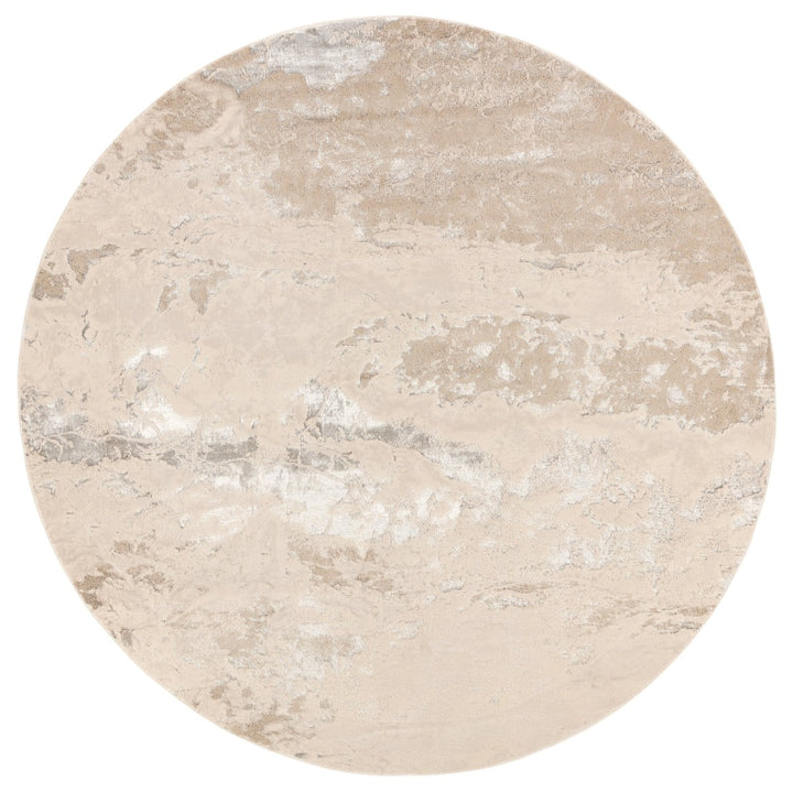 Jaipur Living Cisco Abstract Light Gray/ Silver Round Area Rug (8' RND)