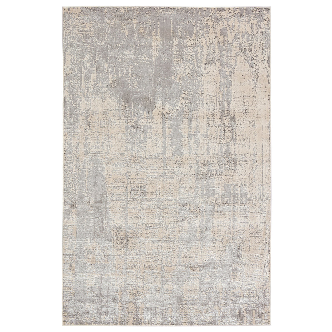 Jaipur Living Calibra Abstract Gray/ Silver Area Rug (6'7"X9'6")