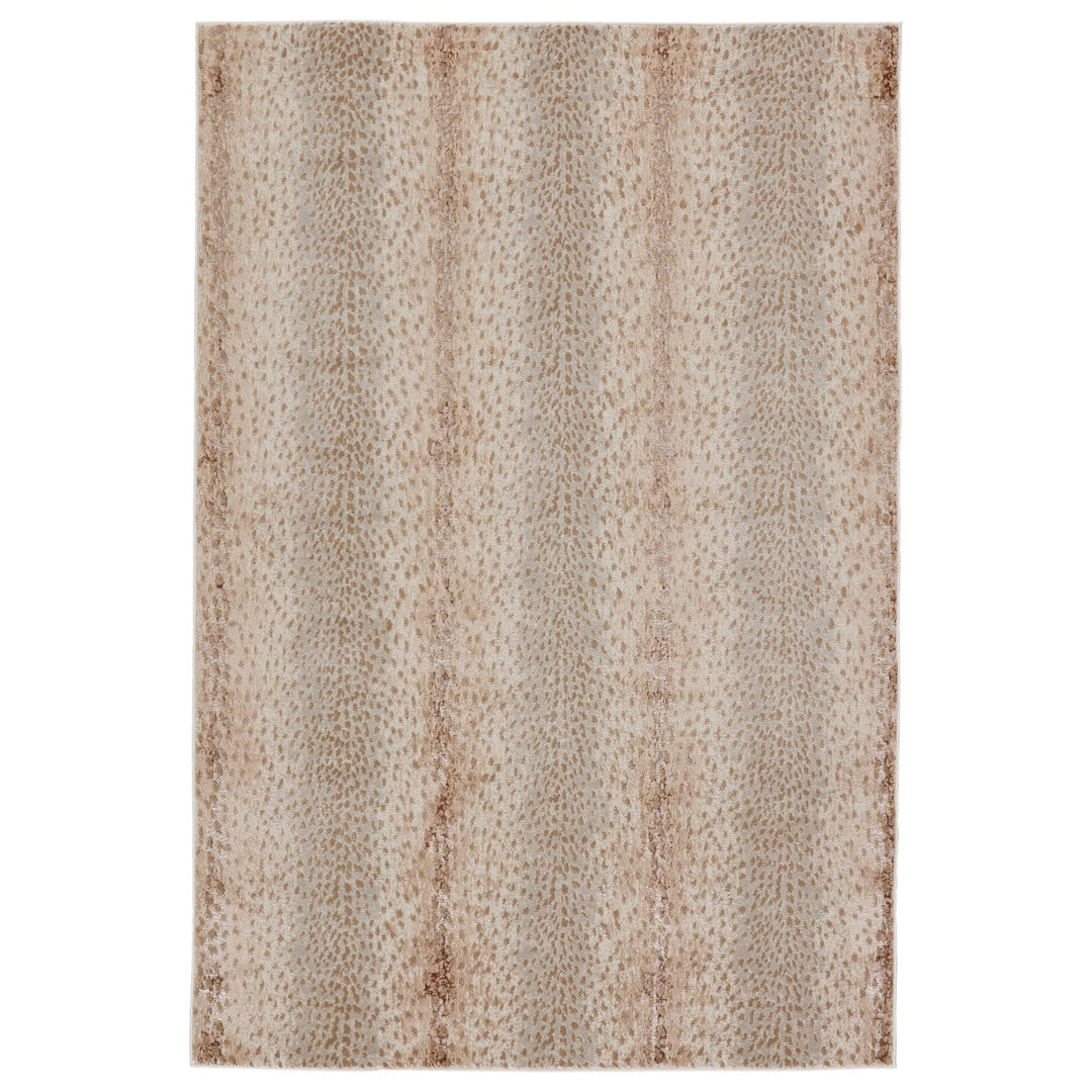 Jaipur Living Axis Animal Pattern Tan/ Gray Area Rug (7'10"X10'6")