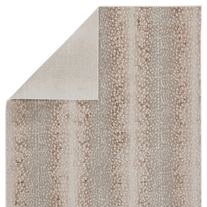 Jaipur Living Axis Animal Pattern Light Gray/ Brown Area Rug (6'7"X9'6")